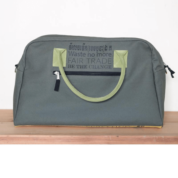 Our Beloved-Spring Print Overnight Bag - Image 2
