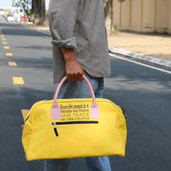 Our Beloved-Spring Print Overnight Bag - Image 4