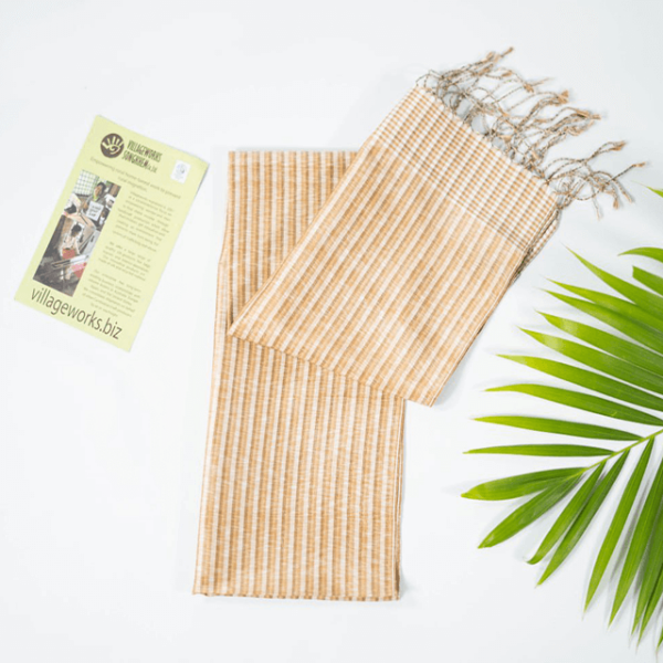 Our Beloved- Silk Scarf Gold